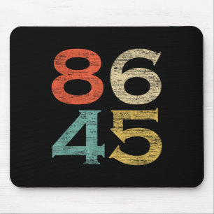 Clic Vintage Style 86 45 Anti Trump  Mouse Pad