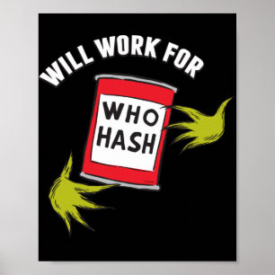 Clic Will Work For Who Hash Quote T Shirt Poster