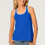 Cliche Absolute Zero Colur #0048BA	 Singlet<br><div class="desc">This stylish tank top is a must-have for any wardrobe. The bold blue colour (#0048BA) is eye-catching and perfect for adding a pop of colour to any outfit. The lightweight and breatheable fabric make it perfect for hot summer days, workouts, or layering under a jacket. The flattering cut and comfortable...</div>