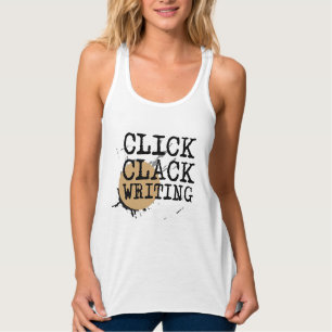 Click Clack Writing Gear Singlet