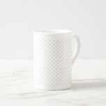 Click Customise it Change Grey to Your Colour Pick Bone China Mug<br><div class="desc">Please make sure to customise the colour for the front and the back of products with two sides or multiple elements. Easily change the colour of this Polka Dots design from the preset grey and white to dots of anyone colour of your choice in one step. Just click on the...</div>