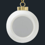 Click Customise it Change to Your Own Ceramic Ball Christmas Ornament<br><div class="desc">This versatile solid brown background features a smooth and uniform texture,  making it an ideal choice for a variety of projects. Whether you're looking to create a professional presentation or a sleek design,  this background will provide a polished and sophisticated look.</div>