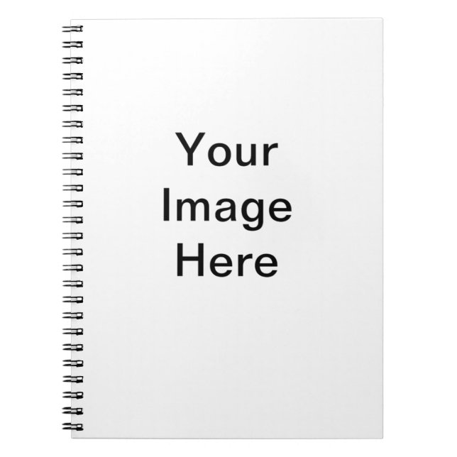 CLICK CUSTOMIZE IT - ADD YOUR PHOTO HERE! MAKE OWN SPIRAL NOTEBOOK (Front)