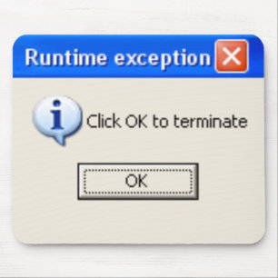 Click OK to Terminate Mouse Pad