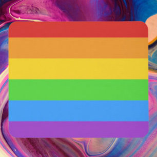 Click with Pride: Rainbow Flag Mouse Pad