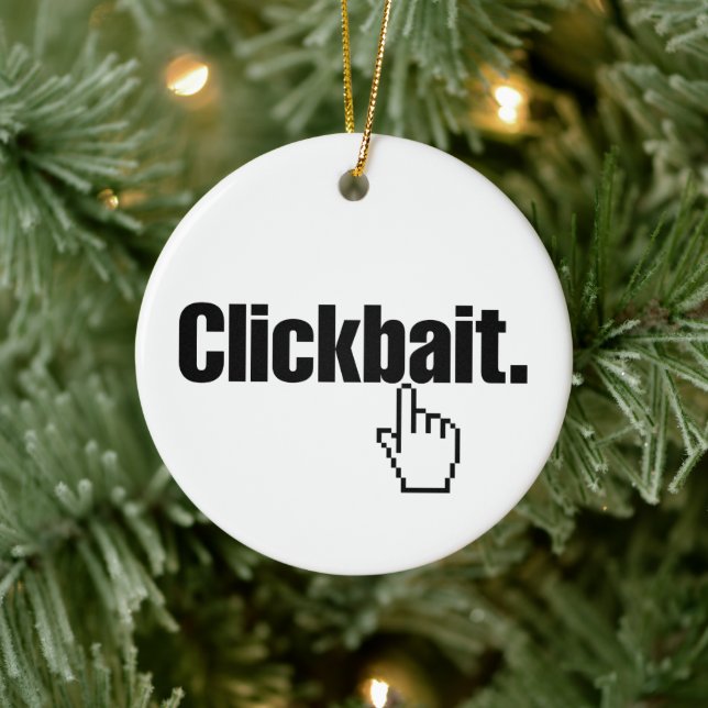 Clickbait. Ceramic Tree Decoration (Tree)