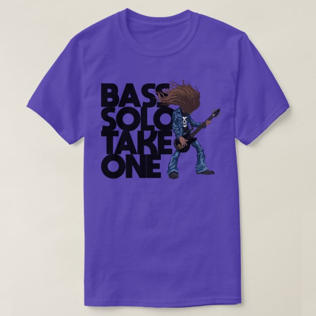 Cliff Burton Bass Solo T-Shirt (Design Front)