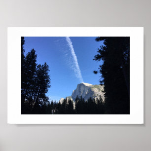 Cliff Cloud Yosemite Blue Sky Poster