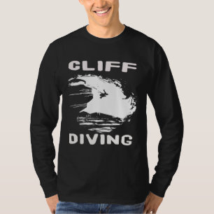 cliff diving Sunset or Cliff Jumping or High Divin T-Shirt