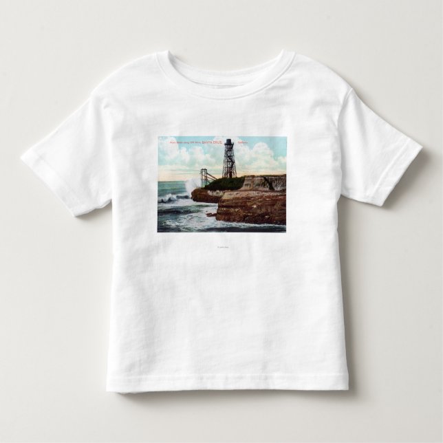 Cliff Drive View of the Wave Motor Toddler T-Shirt (Front)