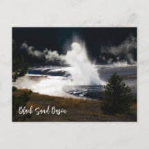 Cliff Geyser Eruption Black Sand Basin Yellowstone