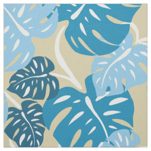 Cliff Hanger Hawaiian Monstera Leaf Fabric