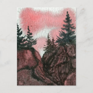 "Cliff Hangers #4" Country Roads Postcard
