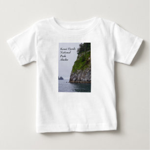 Cliff In Kenai Painterly Baby T-Shirt