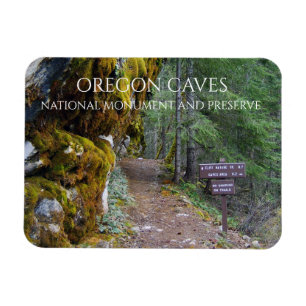 Cliff Nature Trail Trailhead, Oregon Caves, Oregon Magnet