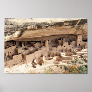 Cliff Palace at Mesa Verde National Park, Colorado Poster