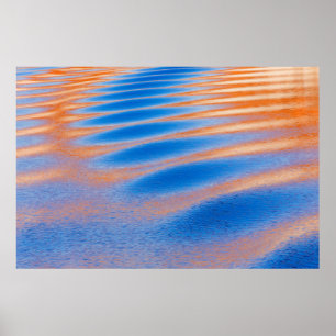 Cliff reflection in Lake Powell Glen Canyon, UT Poster