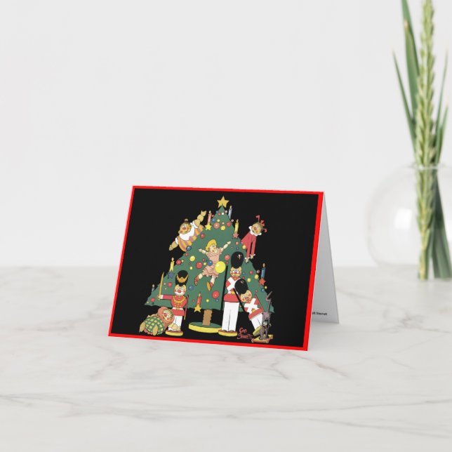 Cliff Sterrett Classic Comic Strip Christmas Card (Front)