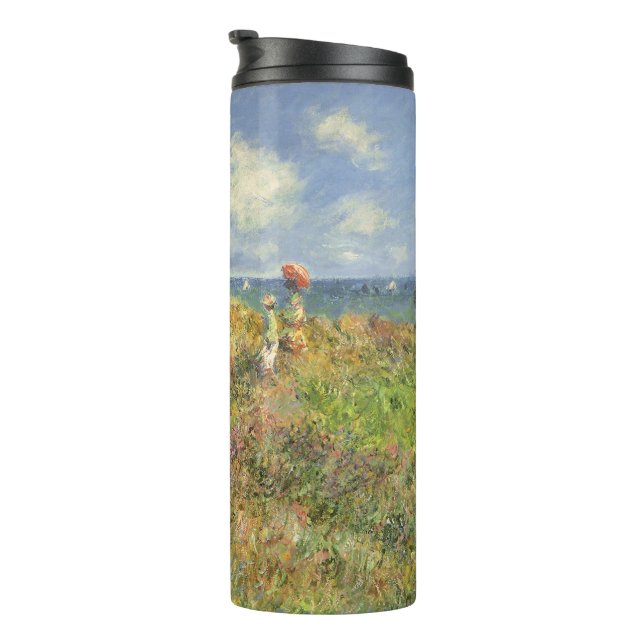 Cliff Walk at Pourville by Claude Monet Thermal Tumbler (Rotated Right)