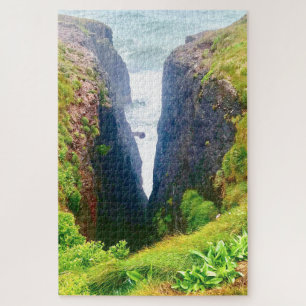Cliff Walk Dunmore East Waterford Ireland. Jigsaw Puzzle