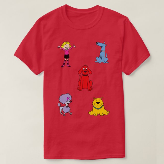 Clifford the big red dog  T-Shirt (Design Front)