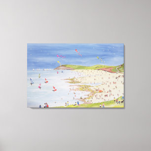 Cliffs and Bay Canvas Print