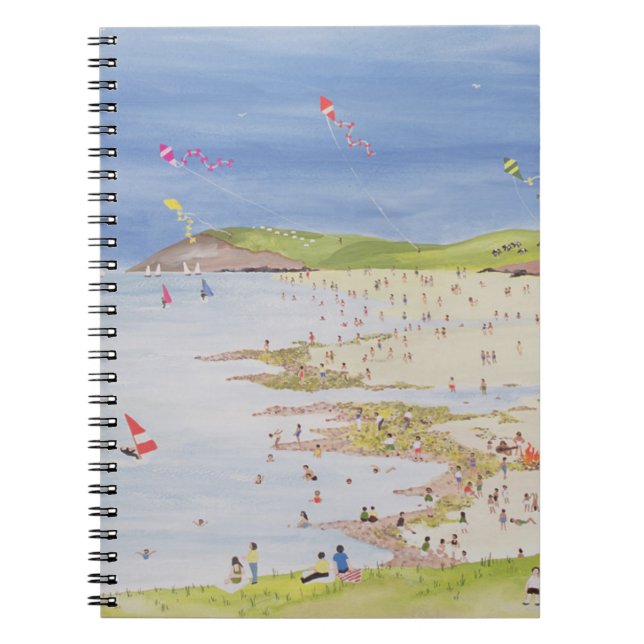 Cliffs and Bay Spiral Notebook (Front)