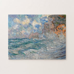 Cliffs at Etretat   Lilla Cabot Perry Jigsaw Puzzle