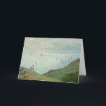 Cliffs at Pourville | Claude Monet Card<br><div class="desc">Cliffs at Pourville (1882) by Claude Monet is a breathtaking impressionist seascape capturing the dramatic beauty of the Normandy coast. Monet’s masterful use of light and colour brings the rugged cliffs, rolling waves, and expansive sky to life, evoking a sense of tranquillity and the ever-changing nature of the sea. The...</div>