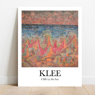 Cliffs by the Sea by Paul Klee Poster