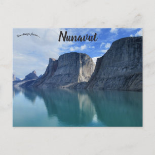Cliffs in Nunavut Canada Postcard