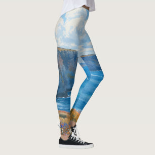"Cliffs of Endless Horizon" – A Welsh Seascape Leggings