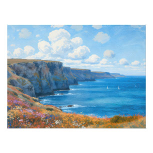 "Cliffs of Endless Horizon" – A Welsh Seascape Photo Print