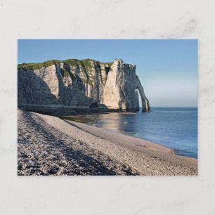 Cliffs of Etretat in France Postcard