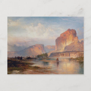 Cliffs of Green River - 1874 Postcard