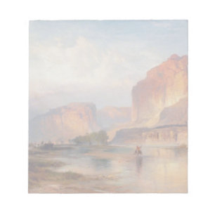 Cliffs of Green River - Thomas Moran (1874) Notepad