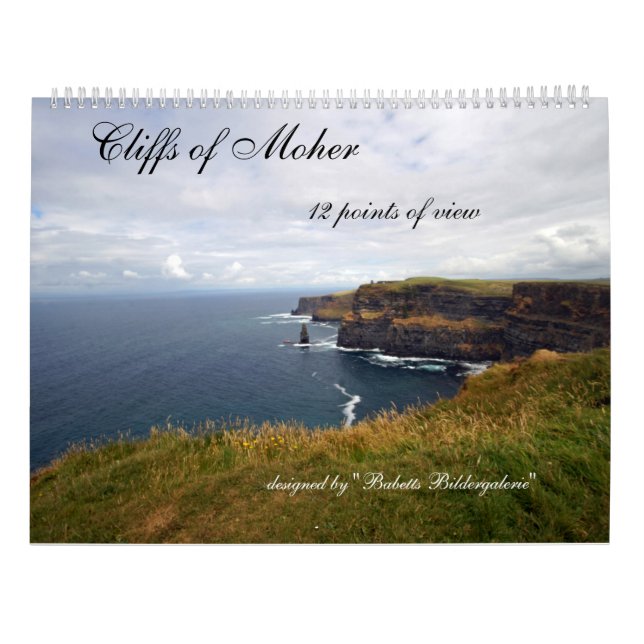 Cliffs of Moher    12 points of view Calendar (Back)