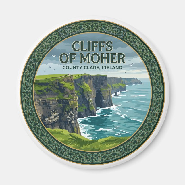 Cliffs of Moher Doolin Ireland Magnet (Front)