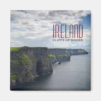 Cliffs of Moher in Ireland text magnet