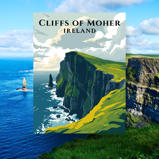 Cliffs of Moher Ireland Irish Travel Postcard (Cliffs of Moher Ireland Irish Travel Postcard
)