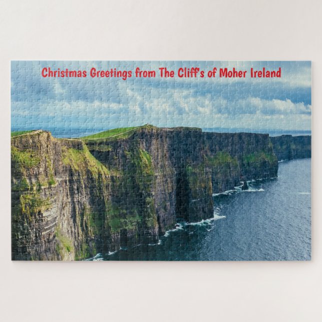 Cliff's of Moher Ireland. Jigsaw Puzzle (Horizontal)
