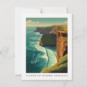 Cliffs of Moher Ireland Travel Postcard