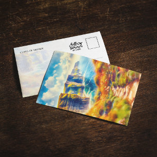 Cliffs of Moher Ireland Watercolor Postcard