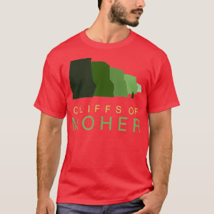 Cliffs of Moher Modern Irish Ireland  T-Shirt