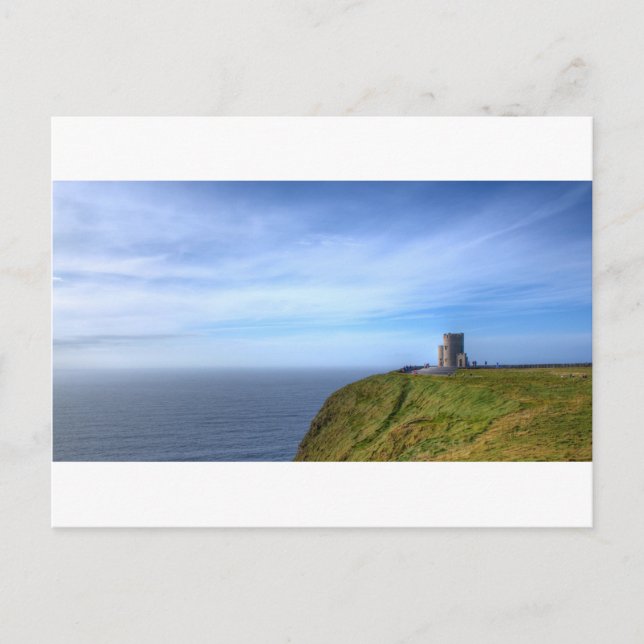 Cliffs of Moher, O'Brien's Tower, Ireland Postcard (Front)