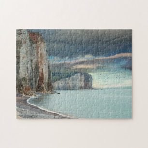 Cliffs of Normandy Seascape  Jigsaw Puzzle