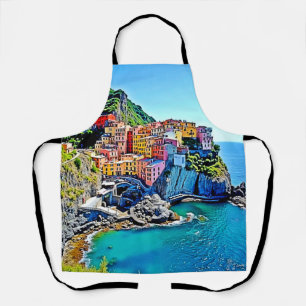 Cliffside Dreams: Manarola’s Colours Apron