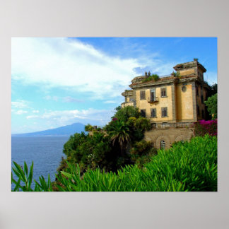 Cliffside Hotel Poster