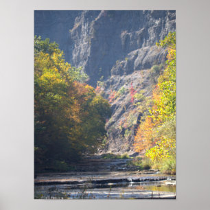 Cliffside Waterscape Poster