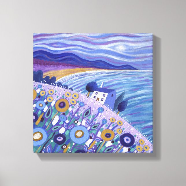 Clifftop Cottage 2013 Canvas Print (Front)